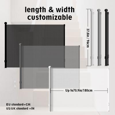 easy-to-slide & lock telescopic baby safety door guard
