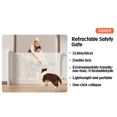 ABS+PVC Mesh baby gate