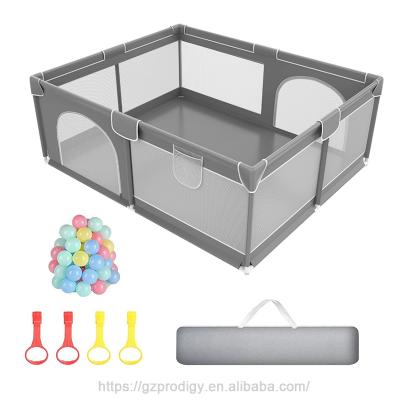 Safe play yard for baby